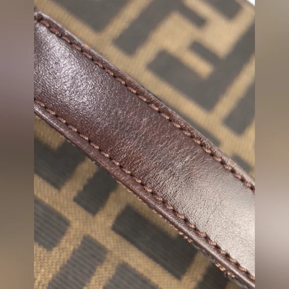 FENDI Vanity Vintage bag zucca 🤎EUC8 - Picture 8 of 16